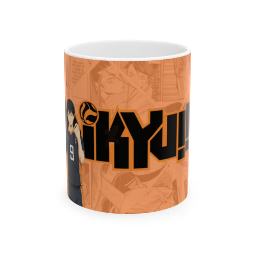 Haikyuu!! Orange Mug Featuring Kageyama Tobio| Anime Ceramic Cup