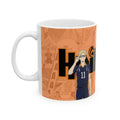 Haikyuu!! Orange Mug Featuring Kei Tsukishima | Anime Ceramic Cup Ceramic