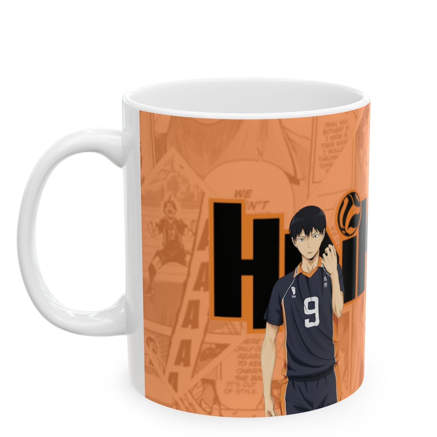 Haikyuu!! Orange Mug Featuring Kageyama Tobio| Anime Ceramic Cup