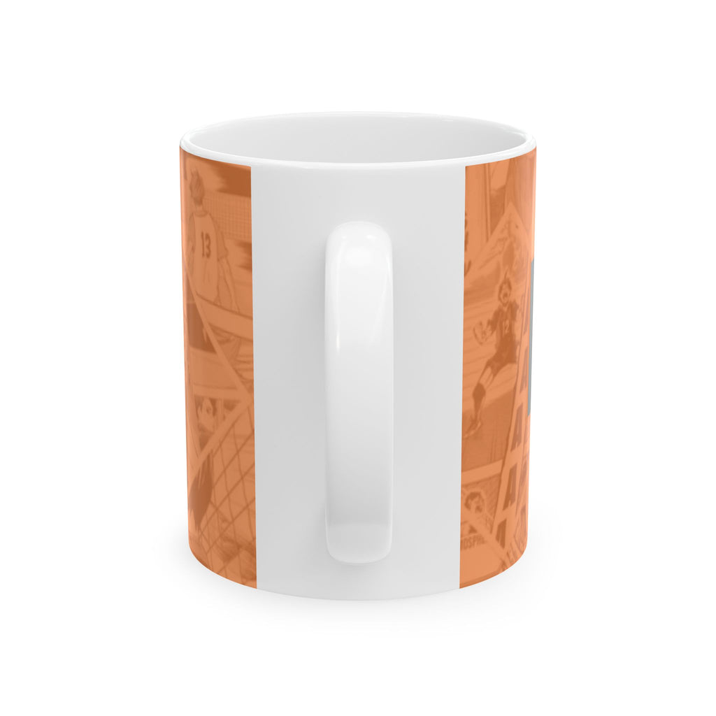 Haikyuu!! Orange Mug Featuring Kei Tsukishima | Anime Ceramic Cup Ceramic