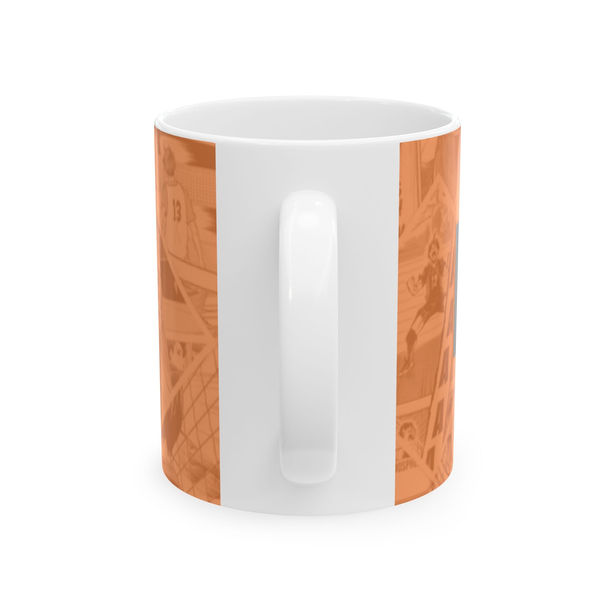 Haikyuu!! Orange Mug Featuring Kei Tsukishima | Anime Ceramic Cup Ceramic