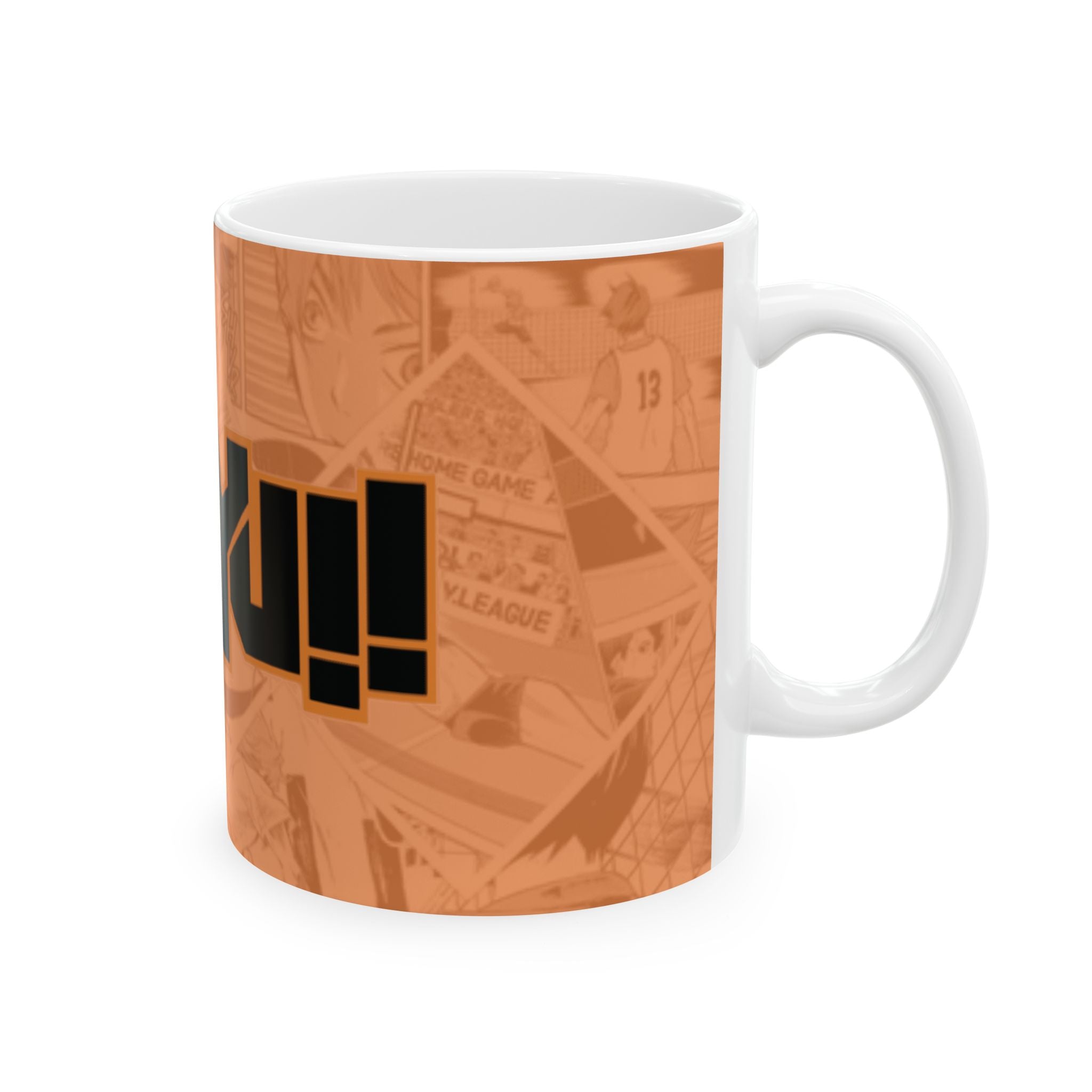 Haikyuu!! Orange Mug Featuring Hinata Shoyo | Anime Ceramic Cup